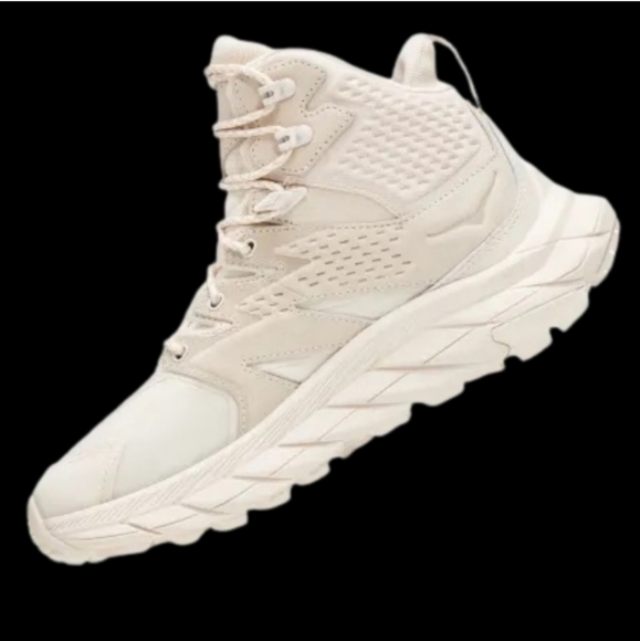 *NEW* HOKA Anacapa Mid GTX Hiking Shoe Eggnog/Shifting Sand Women's 7.5B - Picture 3 of 4